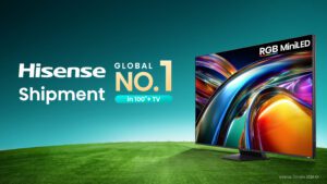 Omdia Q1 2026: Hisense tiếp tục khẳng định vị thế dẫn đầu toàn cầu ở phân khúc TV trên 100 inch